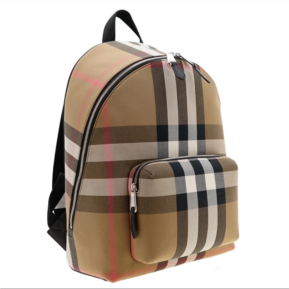 Burberry unisex check nova logo monogram all over Backpack NEW